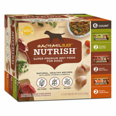 Rachel Ray NUTRISH Super Premium Wet Dog Food 6 CT Natural Dog Food