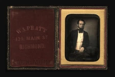 1840s Richmond Virginia Daguerreotype by William A Pratt E.A. Poe Photographer