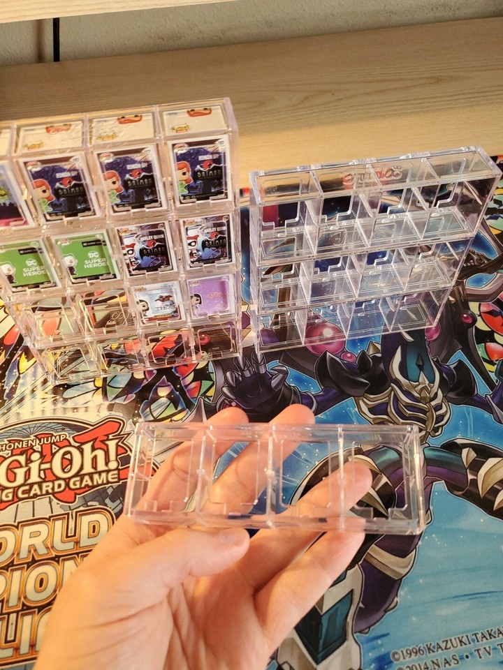 Funko Bitty Pop Mini Figure Stackable Shelves Lot of 8x Display Case w