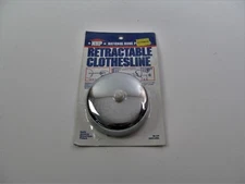 Vintage NHP Chrome Retractable Clothesline National Home Products New NOS