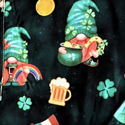 Happy St Patricks Day Gnomes Super SOFT Leggings Green Shamrocks Irish OS TC Plu