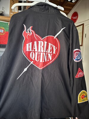 Harley Quinn Shirt Jacket Shacket Suicide Squad DC Comics Batman Joker
