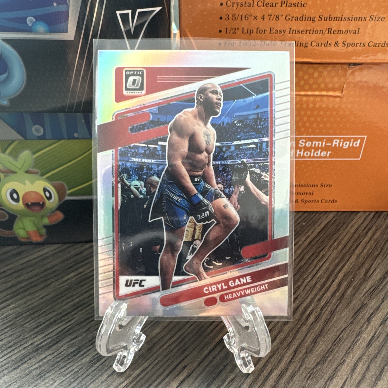 Ciryl Gane 2022 Donruss Optic UFC Holo Silver Prizm SP #40 Heavyweight