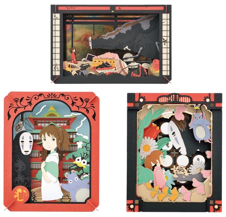 Ensky Studio Ghibli PAPER THEATER Spirited Away Paper Craft Kit