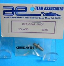Team Associated 6610 RC10 Idle Gear Pivot 6-Gear Gold pan Vintage RC ASC6610