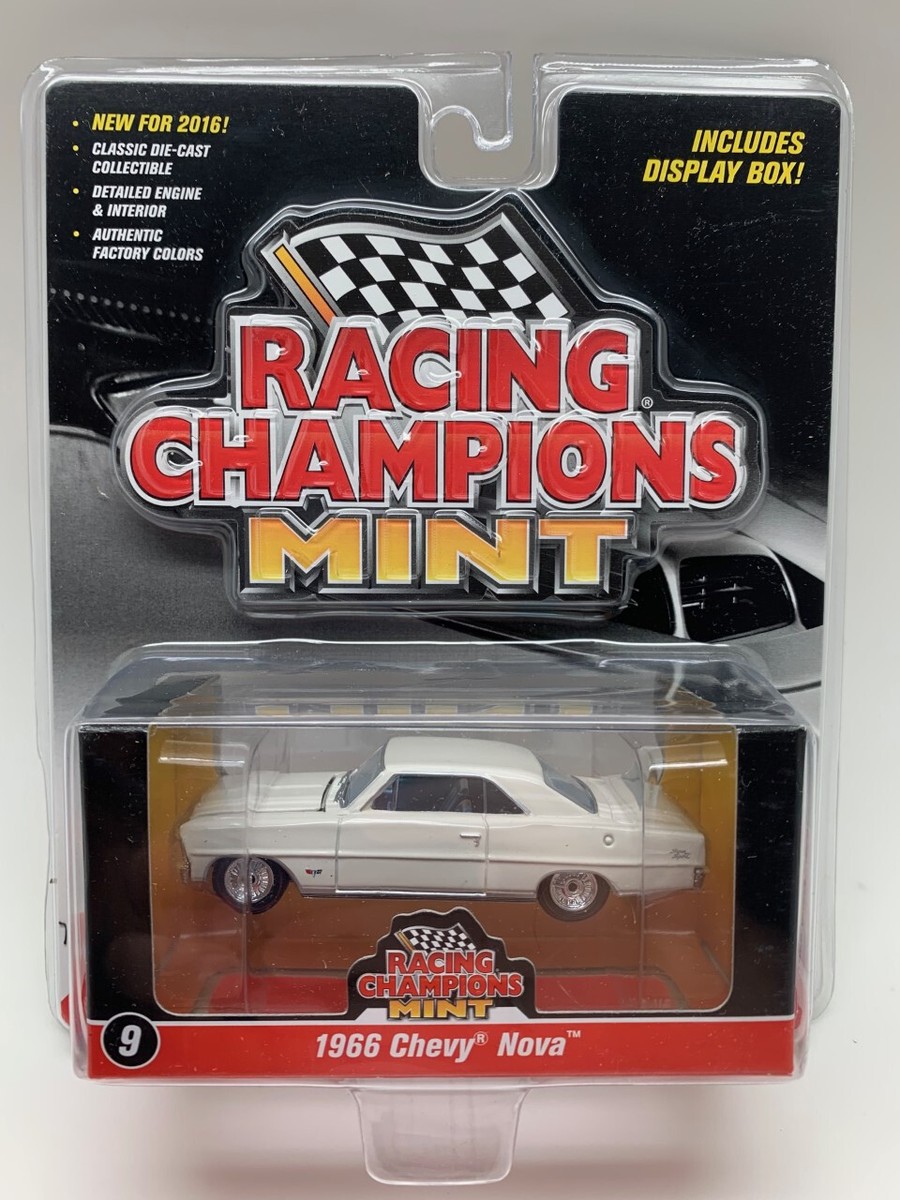M65 Racing Champions MINT RC002C 1966 Chevrolet Nova (Ermine White