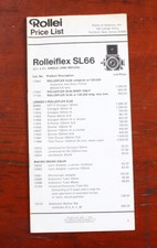 ROLLEI PRICE LIST, DEC,1,1978/126995