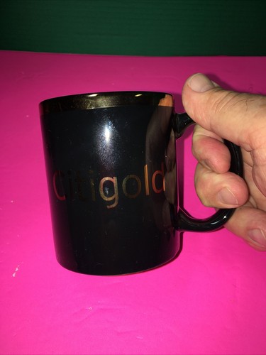 Citigold By Citibank Mug Beautiful & Rare Citigold Item Open Account $$$$ Gift - Picture 2 of 13