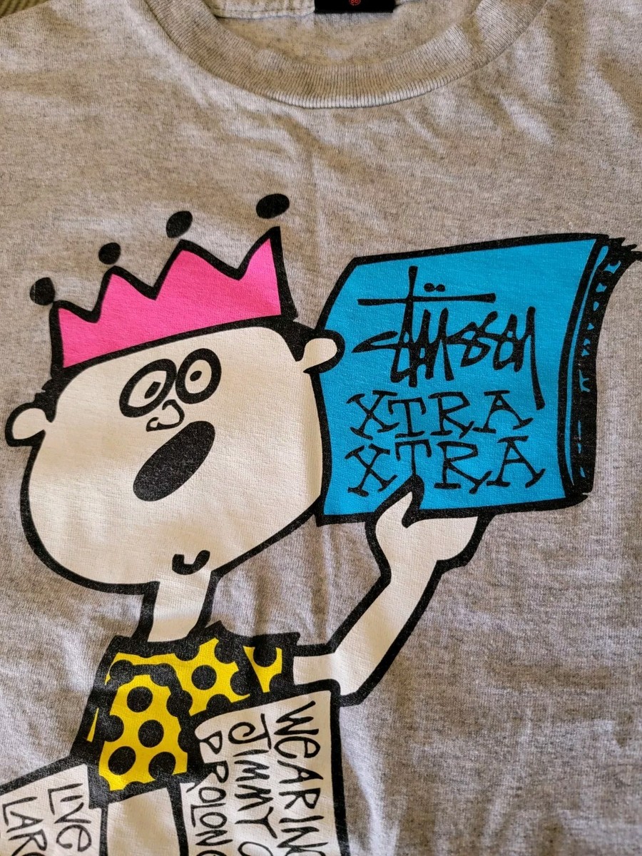 トップス OLD STUSSY DAMAGED OLD SKOOL TEE Y2K Vintage Y2K Stussy Old School Since Day One George