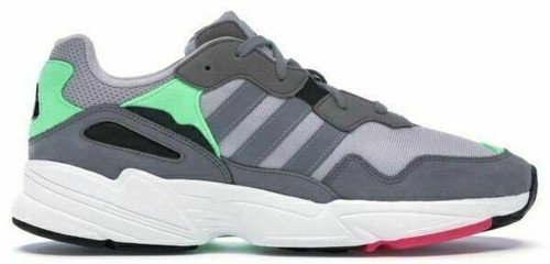 Adidas Yung-96 Shoes Mens Size 10 Gray White Pink Casual  display picture 1