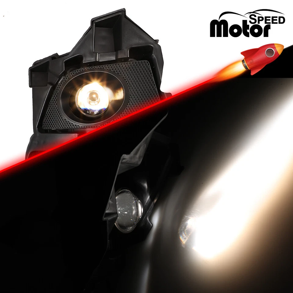 For 2013-2014 Ford Mustang Fog Lights Projector Bumper Driving Lamp Wiring L+R Foto 4 de 4