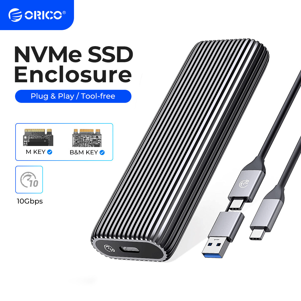 Orico M2 Ssd Enclosure ORICO M2 SSD Case NVMe USB Type C Gen2