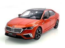 1:18 Scale SKODA OCTAVIA PRO 2021 Orange Diecast Car Model