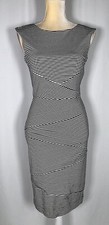 White House Black Market Dress Sheath Bodycon 4 Sleeveless Tiered Stretch