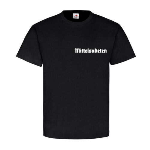 Mittelsudeten Sudetenland Sudeten Mittel Heimat Wappen Emblem T-Shirt #18004 - Bild 1 von 3