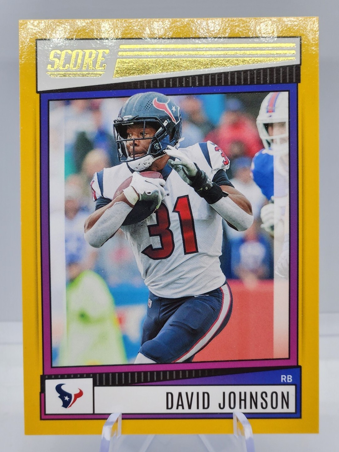 2022 Panini Score DAVID JOHNSON #4  Gold  MINT!