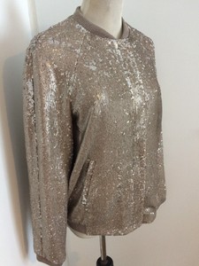 zara sequin bomber