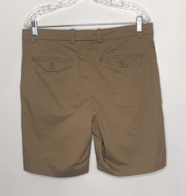 Made Cam Newton Shorts Mens 34 Khaki Brown Dress Chino Golf Casual Pockets  | eBay