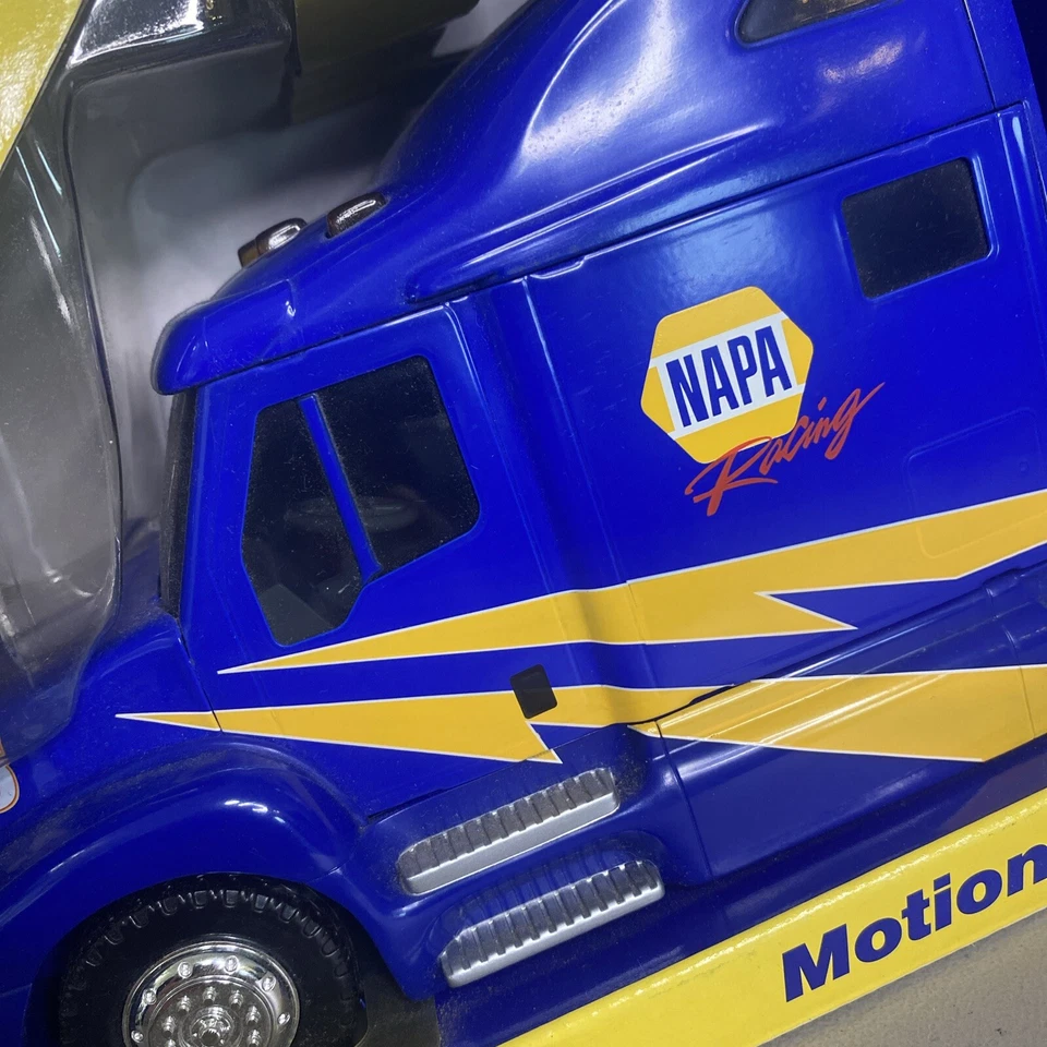 Autographed 2007 NAPA Michael Waltrip Race Car Transporter First Gear NASCAR - Image 3 of 4