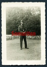 B18/4 WK2 ORIGINAL DEUTSCHE WEHRMACHT RAD SOLDAT IN PARADE UNIFORM FOTO
