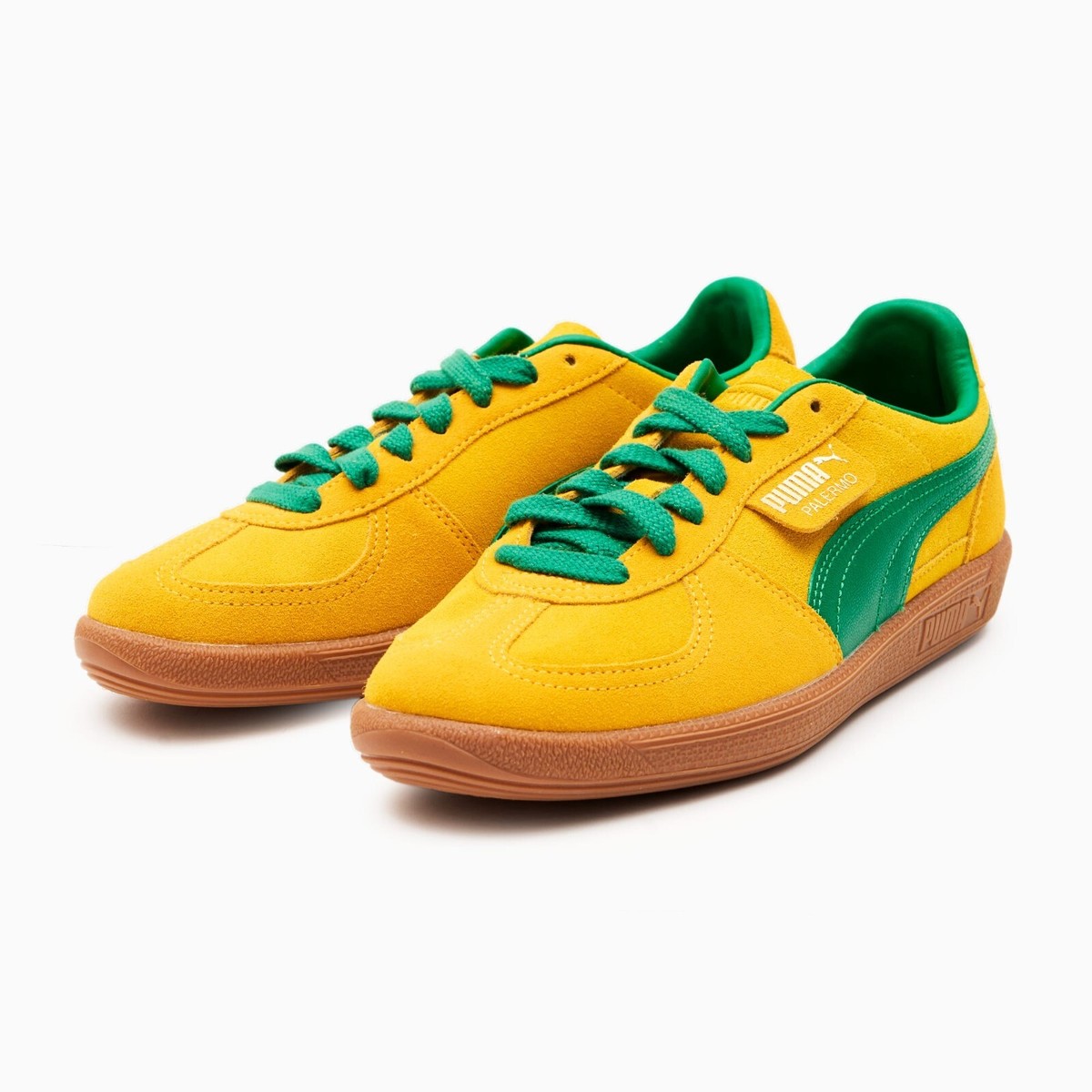 Puma【送料込】Palermo Pele Yellow Green 396463_12 Puma Palermo Sneakers LifeStyle Shoe Pele Yellow/Archive