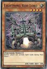Lightning Rod Lord SECE-EN037 Super Rare Yu-Gi-Oh Card 1st Edition New