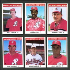 1987 TCMA Rochester RED WINGS #5 BRAD HAVENS Royal Oak MICHIGAN