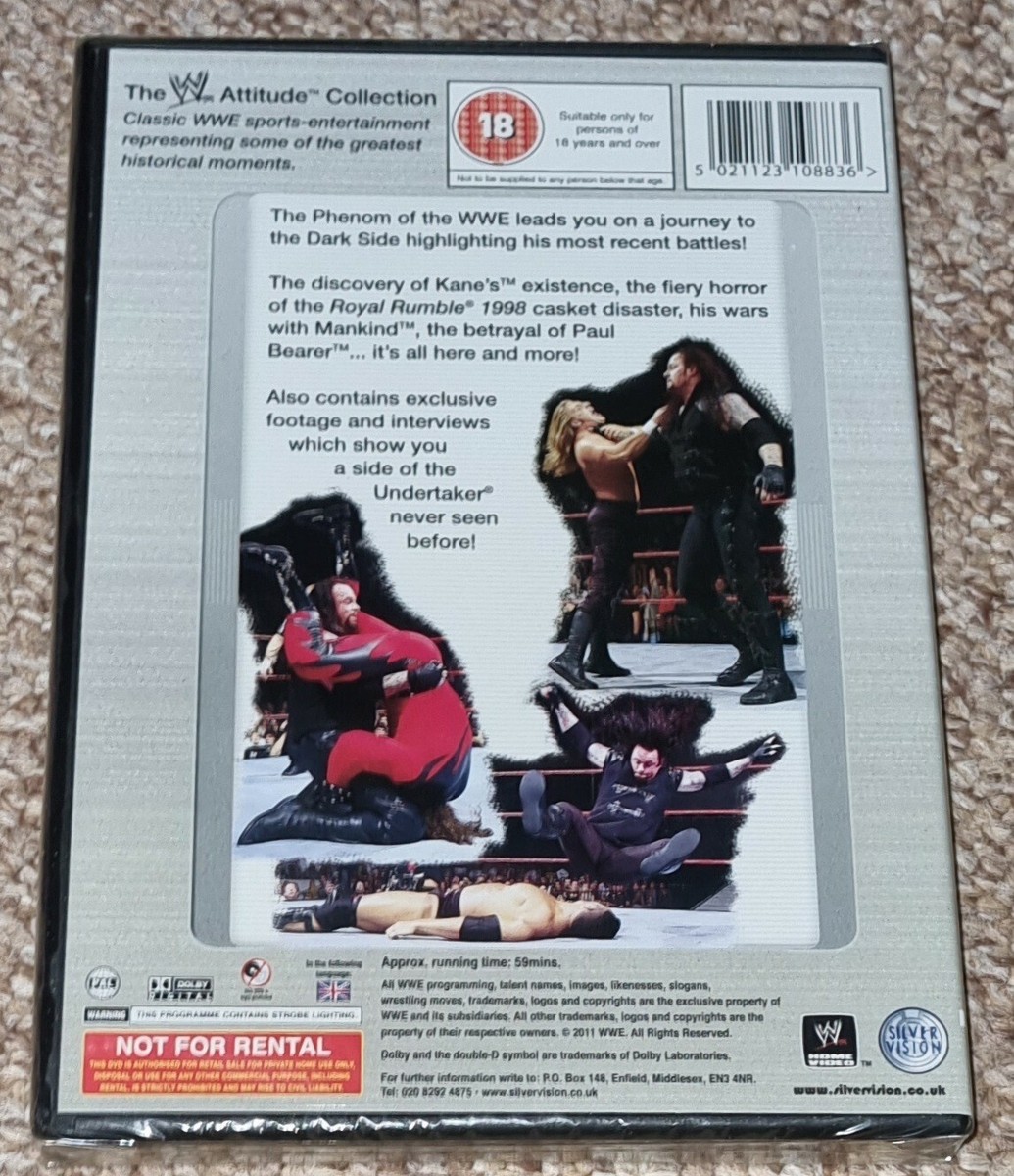 Brand new & sealed Silver Vision DVD. WWE Attitude. Undertaker The