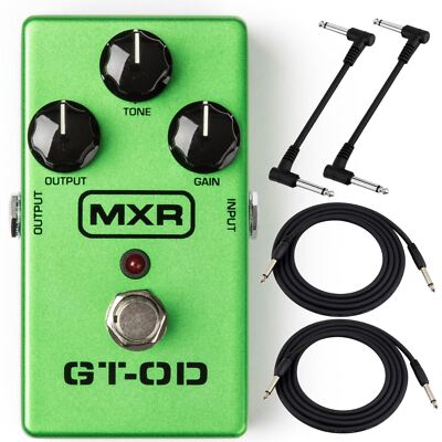 Dunlop MXR M193 GT-OD Overdrive Guitar Effects Pedal with Cables