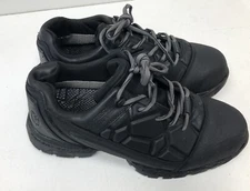 Hytest Footrests Preowned Black Leather Men’s Safety Work Shoes Composite 11D US