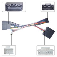 New Front 16 Pin Wiring Harness Connector Black Fits Jeep Compass Mk49 2010-2016