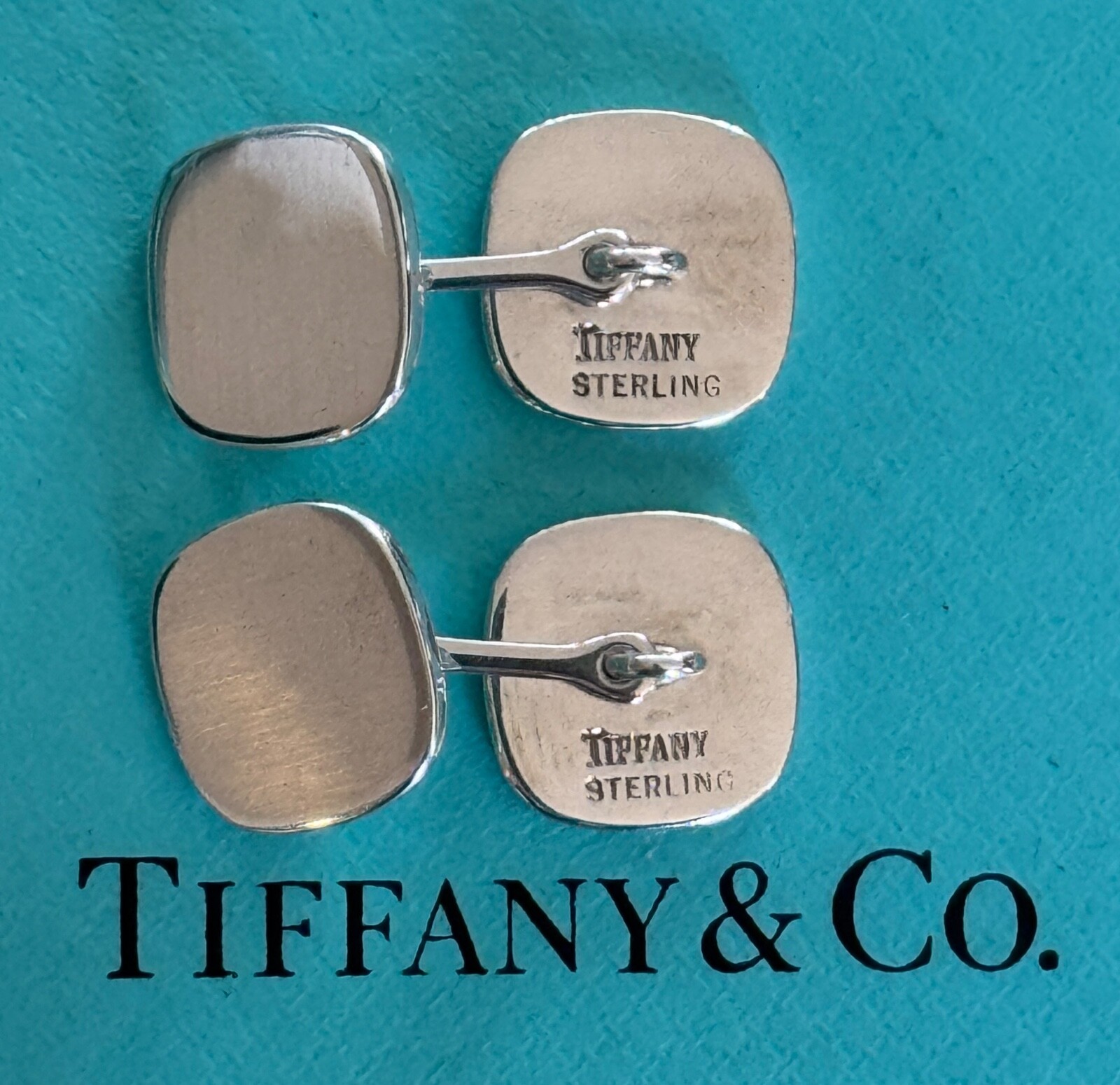 Tiffany & Co.   Cufflinks   Sterling Silver 925  Vintage