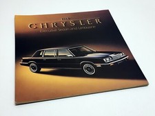 1984 Chrysler Executive Sedan & Limousine Brochure