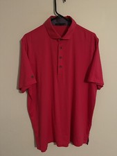 Greyson Melon Pink Color S/S Performance Athletic Golf Polo Shirt - Men's XLarge