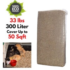 33lb Hemp Bedding Odor Smell Control Moisture Absorbs Chicken Hen Coop Pet Cage