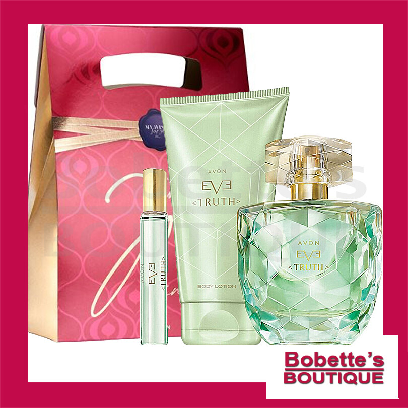 Eve Truth Avon prêt à offrir coffret parfum femme 3 produits boite cadeau