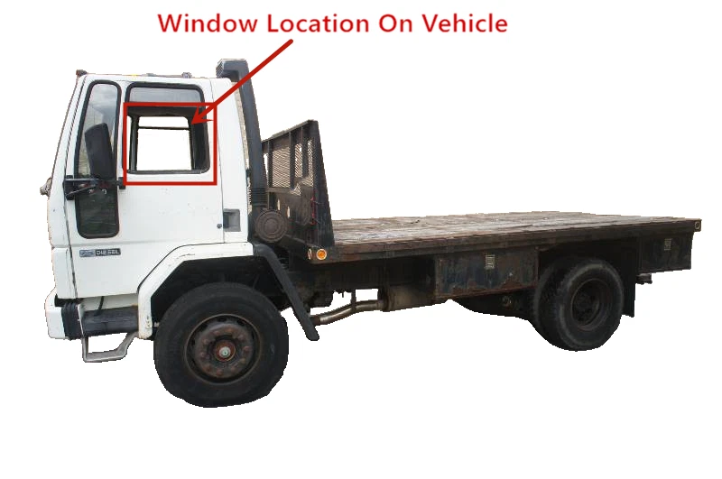 Fit 86-08 CF6000 CF7000 CF8000 SC7000 SC8000 Driver Left Front Door Window Glass - Image 3 of 4