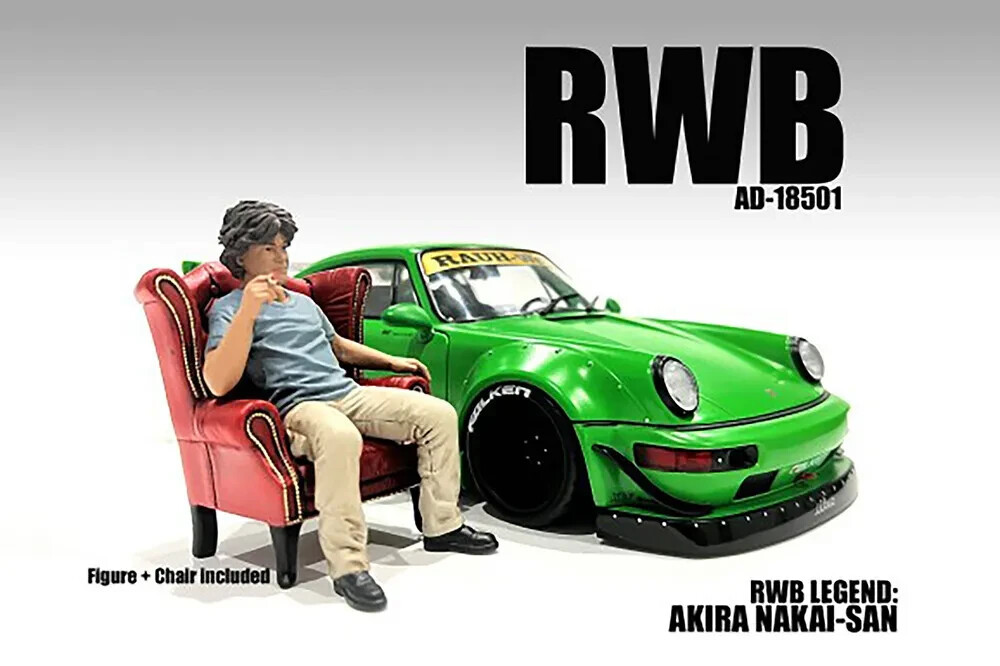 RWB Legend Akira Nakai 1:18 Scale Diecast Model by American Diorama 18501