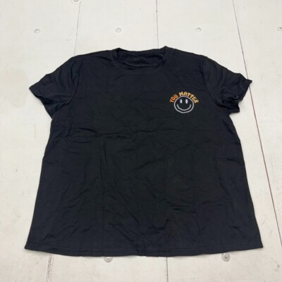 Black ''You Matter'' Graphic Print Short Sleeve T-Shirt Women's Size XX-Large NEW