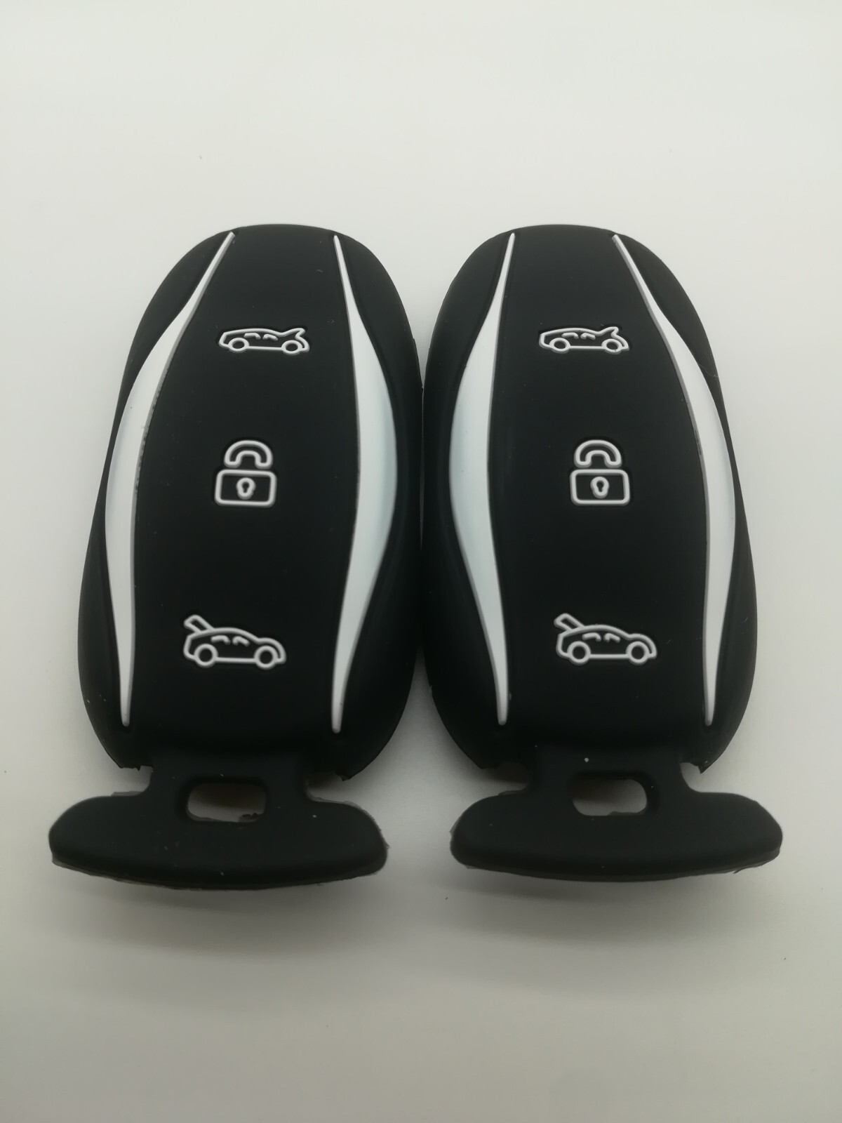 2*Silicone Fob Remote Key Cover For Tesla Model 3 Tesla Model X Model S Model Y