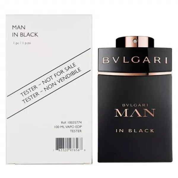Bvlgari Man In Black Men 3.4 oz 100 ml Eau De Parfum Spray Same As
