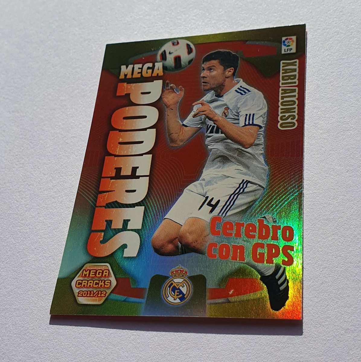 Carte Panini Xabi Alonso - Real Madrid - Megacracks La Liga 2011-12 - N°431