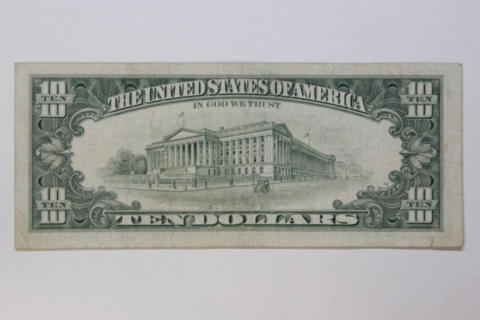 1988A $10.00 *** STAR *** FRN, VF Condition, B 02773821* - Image 2 of 2