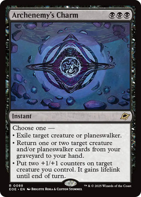 MTG - Archenemy's Charm - Edge of Eternities - NM - EN - Non-Foil