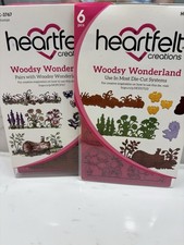 Heartfelt Creations  Woodsy Wonderland  Stamp Set  Matching Dies- Pre-owned