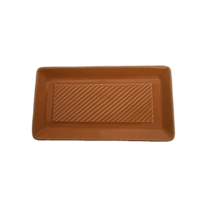 Lindt-Stymeist Butter Dish 7 1/8"x  3 7/8" (NO LID) Orange Color!