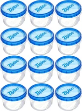 NEW Ziploc Twist n Lock Loc Small Round Plastic Containers w/ Lids  out  of box