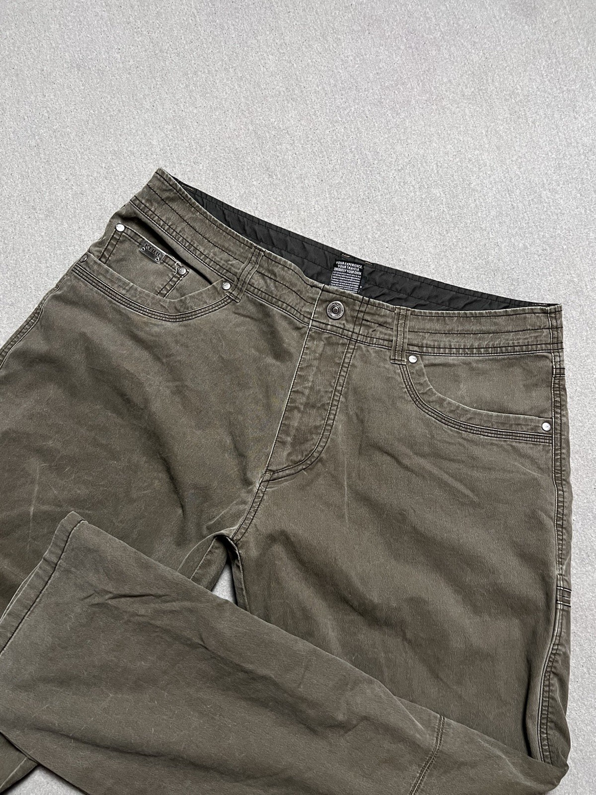 Kuhl Pants Men’s 36x29 Brown Revolvr Outdoor Hiking Patina Dye