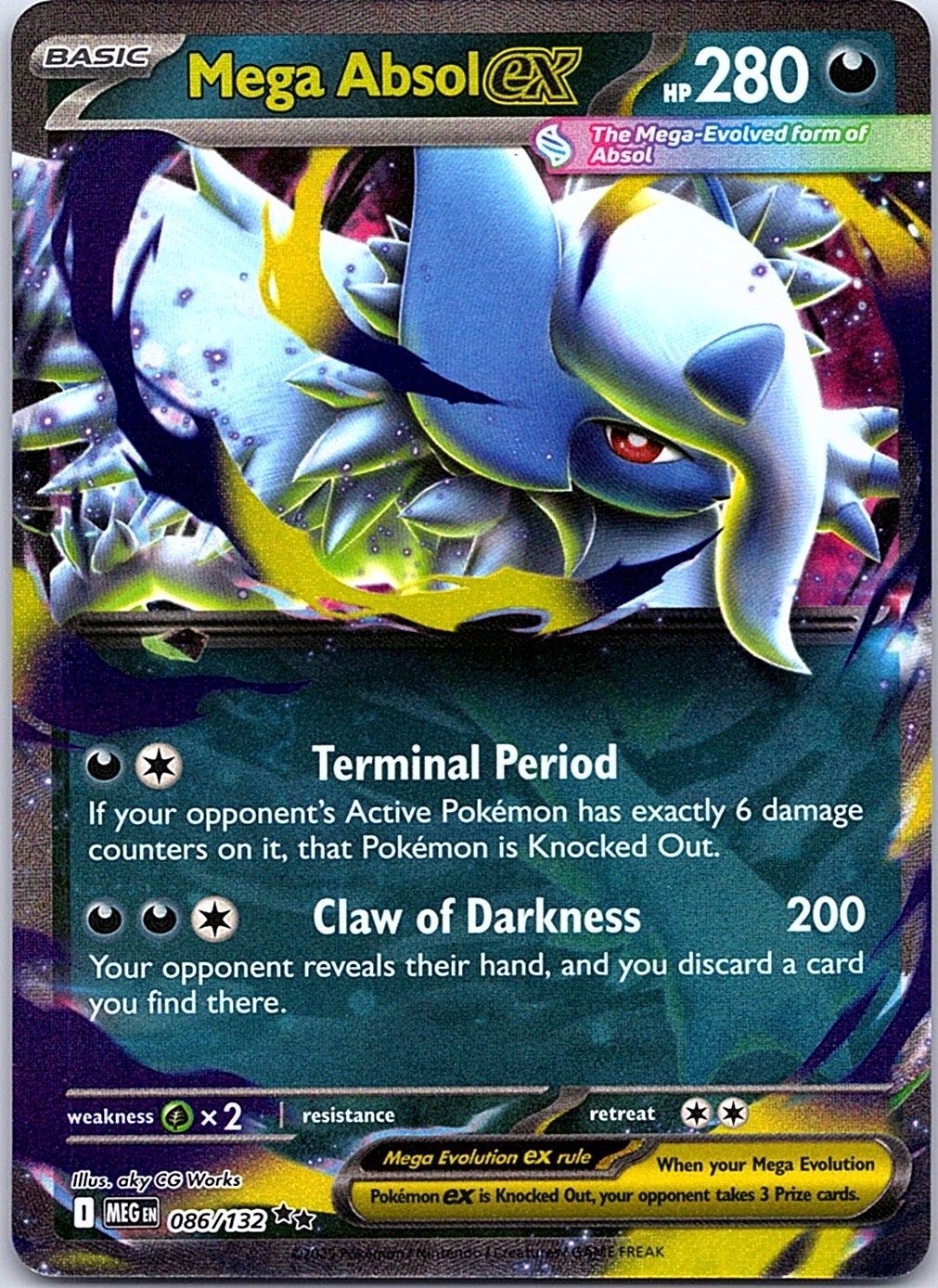 ME01: Mega Evolution #086/132 Mega Absol ex