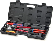 Battery Cable Terminal Crimper Kit for Crimping 6-50Mm² Battery Cable Lugs, C/W